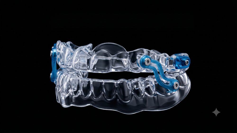 Custom oral sleep appliance